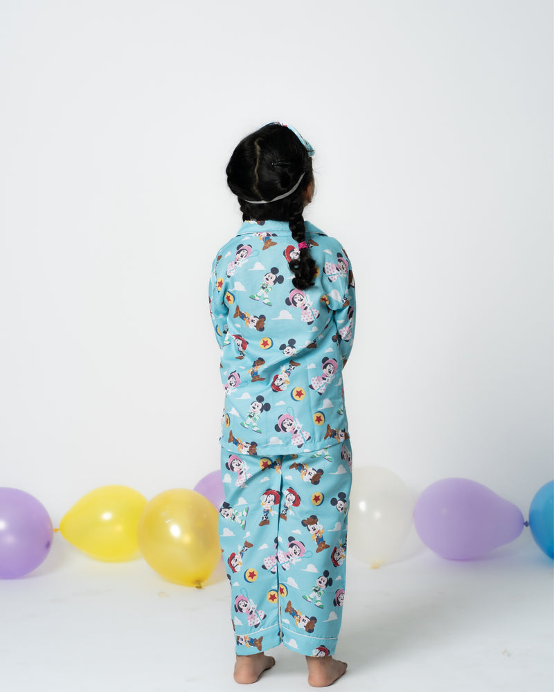 Load image into Gallery viewer, Toon Time Dreams Pajama set Nightwear Set