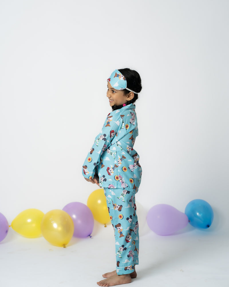 Load image into Gallery viewer, Toon Time Dreams Kids Nightwear Set