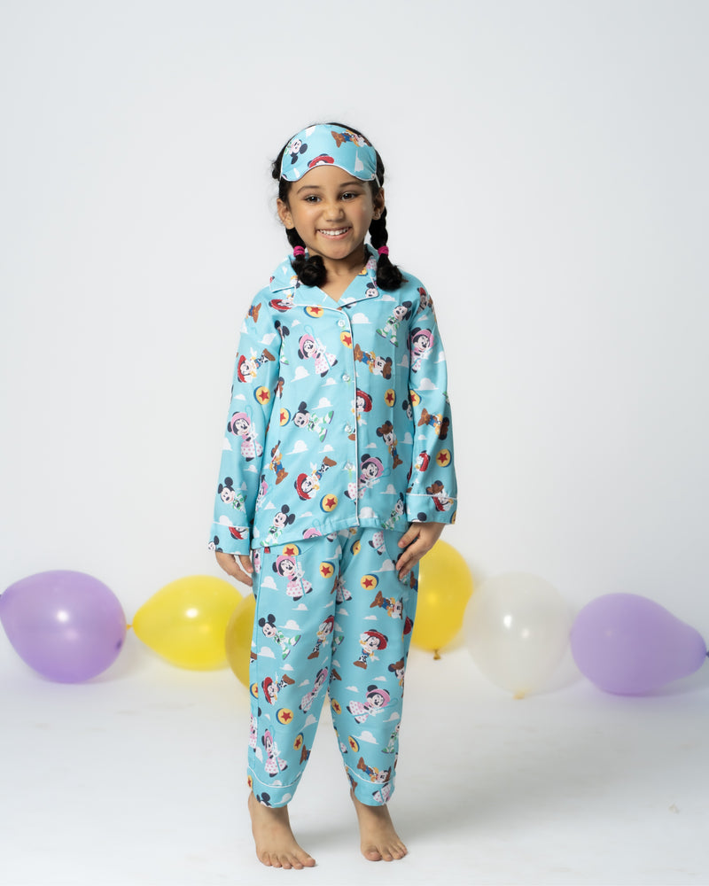 Load image into Gallery viewer, Toon Time Dreams Kids Nightwear Set