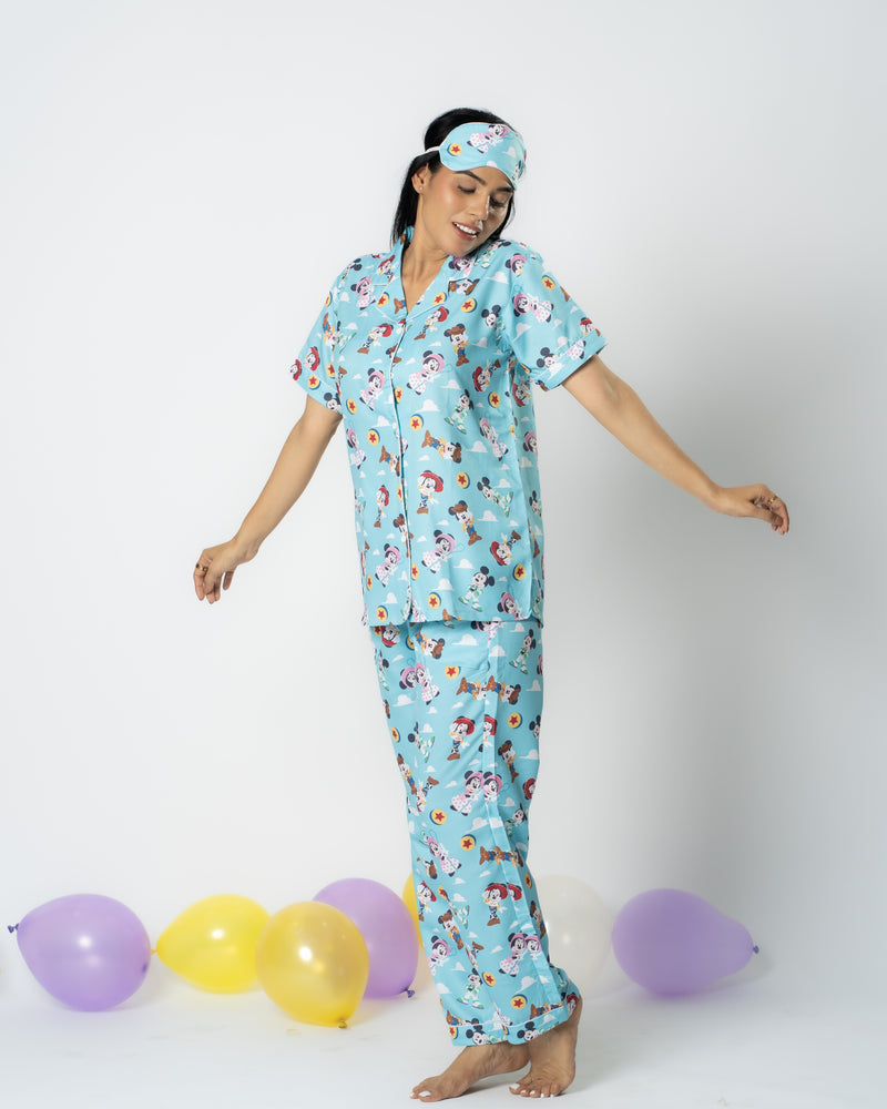Load image into Gallery viewer, Toon Time Dreams Nightwear Set