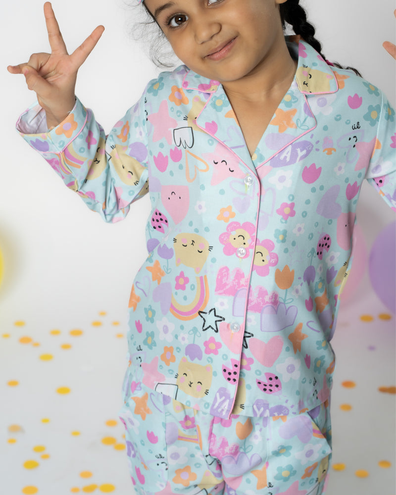 Load image into Gallery viewer, Dreamland Whimsy Kids Nightwear Set