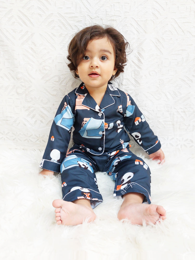 Load image into Gallery viewer, Panda went Camping - Pajama set Nightwear Set