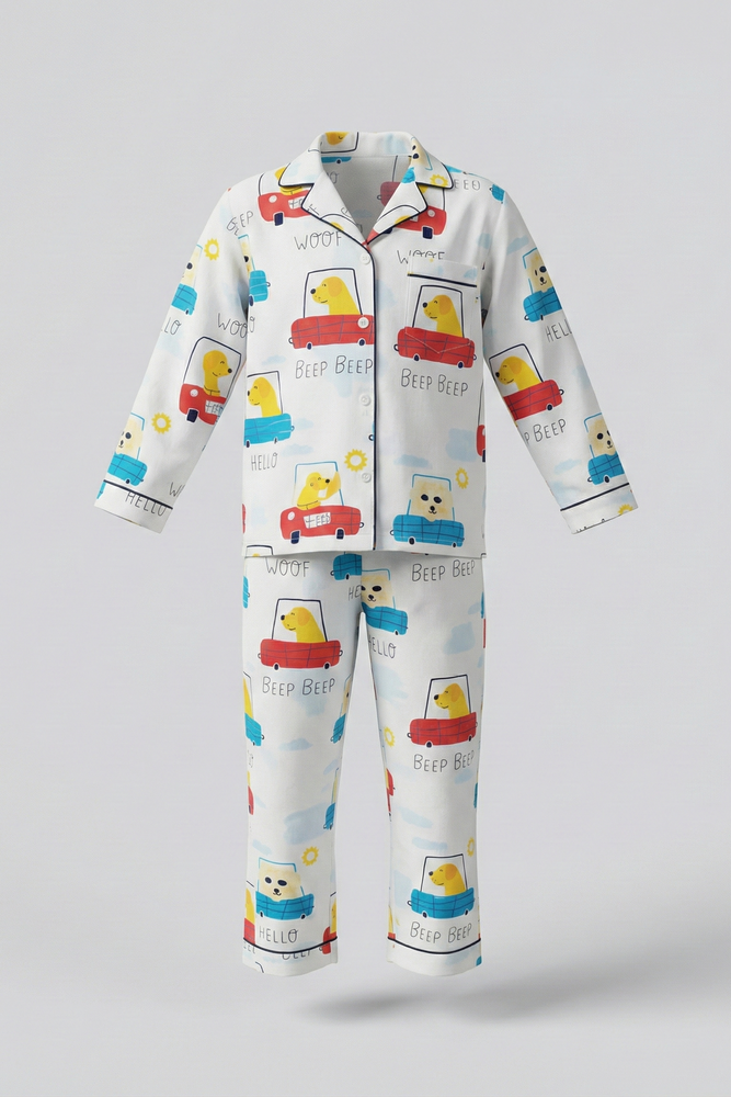 Load image into Gallery viewer, The Beep Beep Kid's Nightwear Set