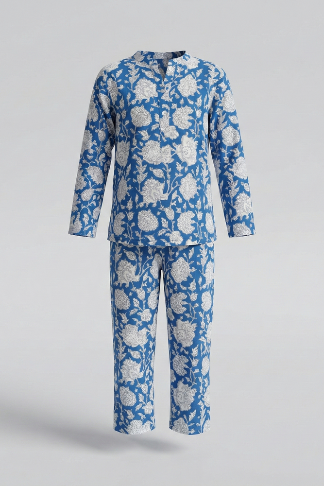 Load image into Gallery viewer, The Wild Indigo Kid's Nightwear Set