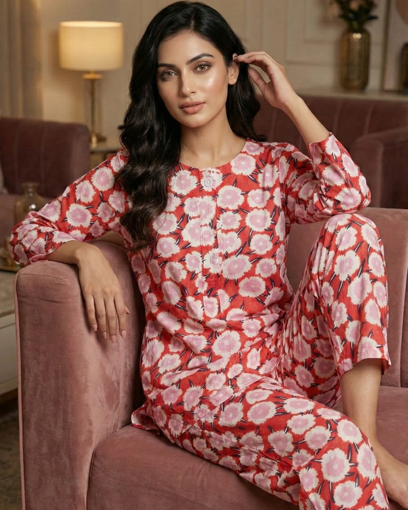 Load image into Gallery viewer, Wild Poppy Nightwear Set