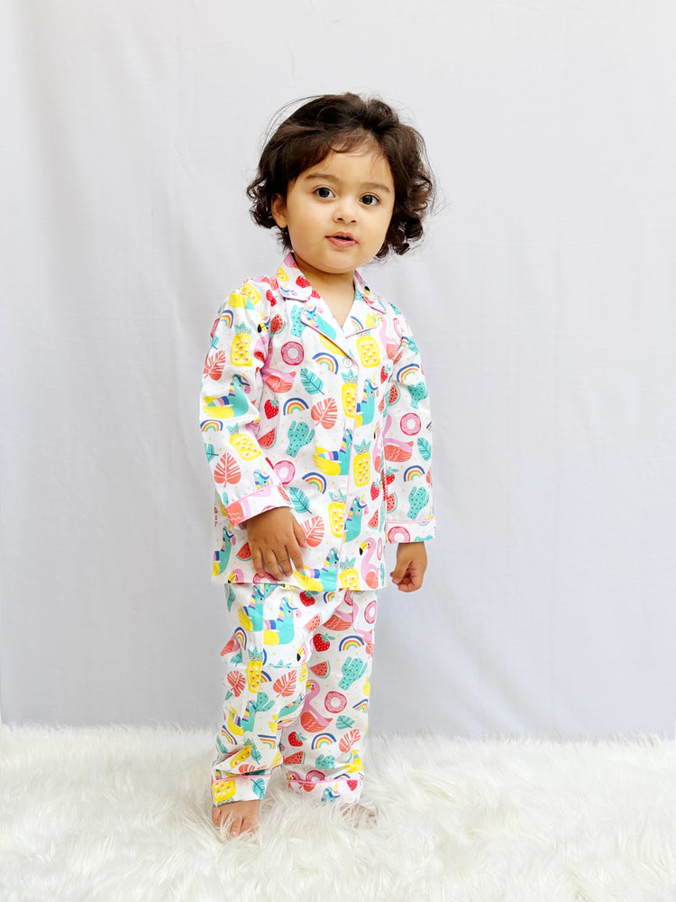 Load image into Gallery viewer, Summer Breeze Kids Nightwear Set