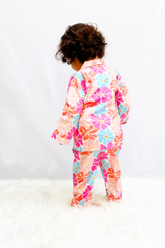 Load image into Gallery viewer, Nothing But Flowers Pajama Set Nightwear Set