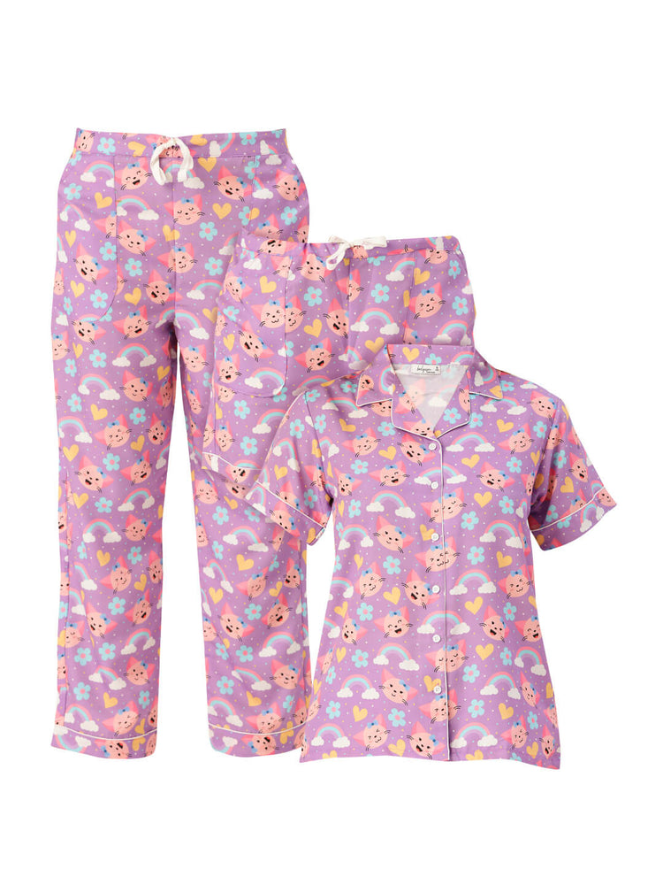 Load image into Gallery viewer, Kitty World Nightwear Set