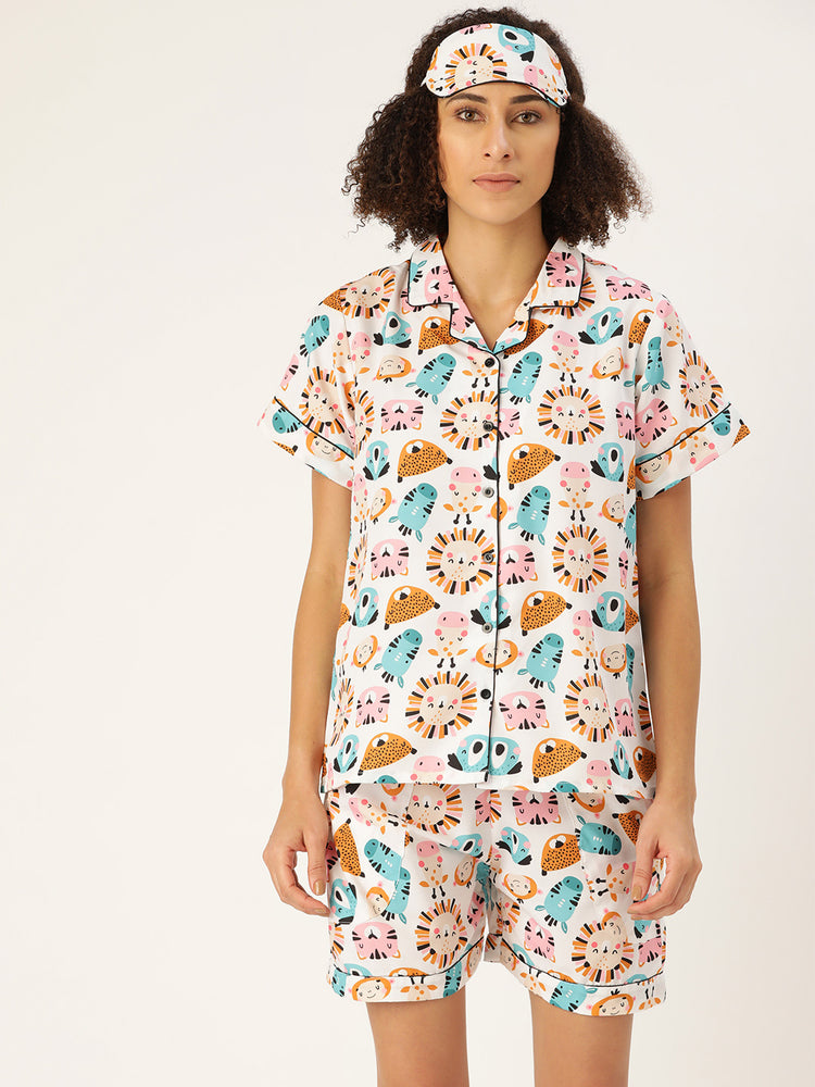 Load image into Gallery viewer, Wildlife Nightwear Set