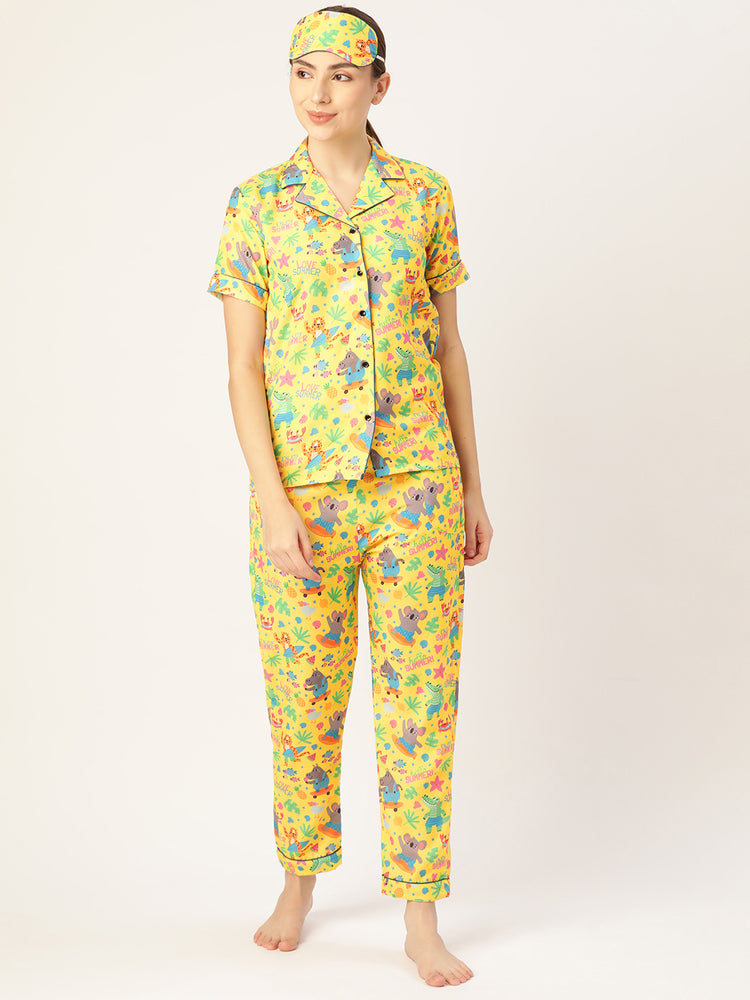 Load image into Gallery viewer, Love Summer_ Safari Nightwear Set
