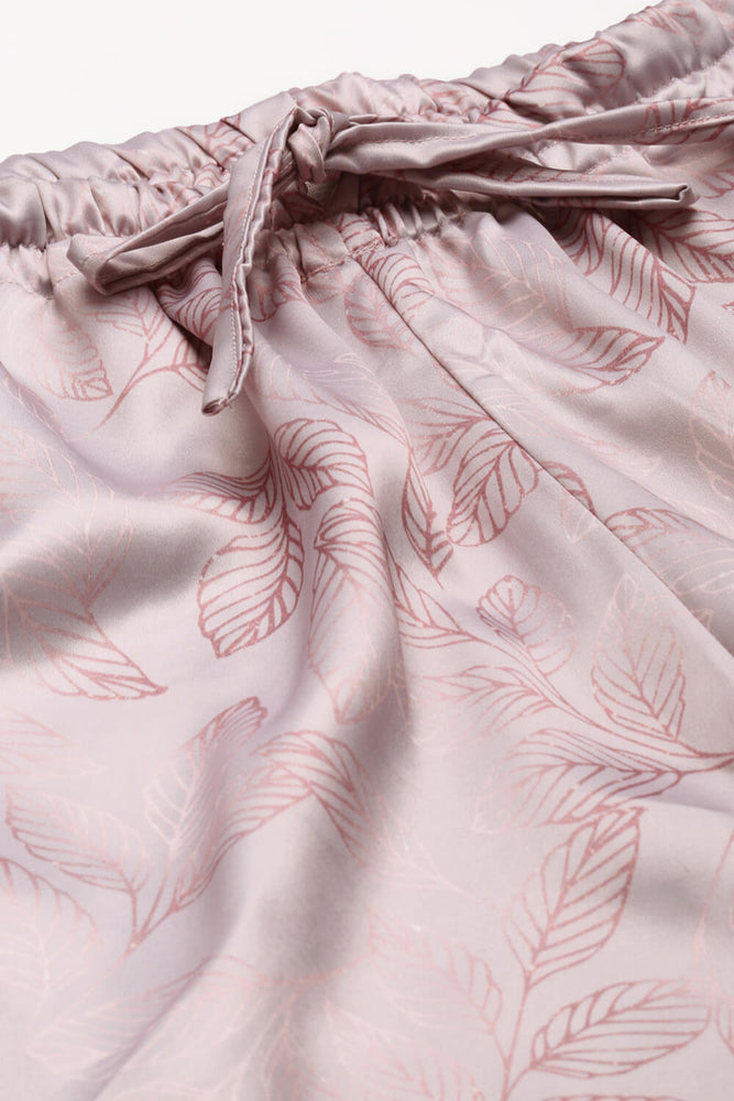 Load image into Gallery viewer, LEAVES ROSE GOLD NIGHTWEAR SET