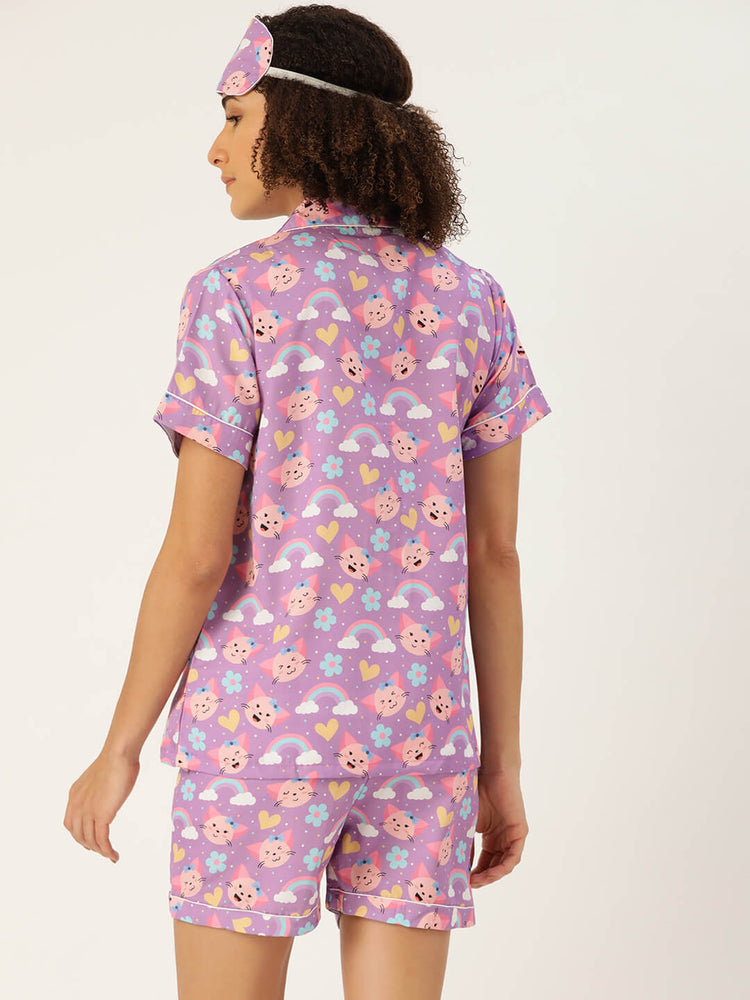 Load image into Gallery viewer, Kitty World Nightwear Set