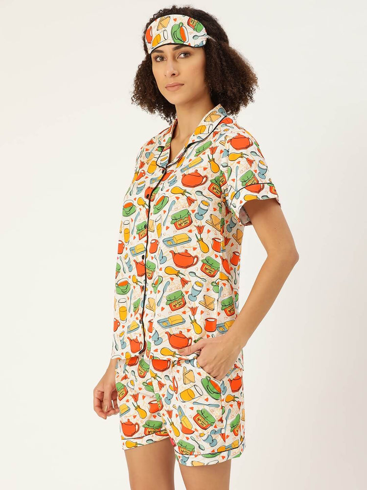 Load image into Gallery viewer, Tea and Saucer Nightwear Set