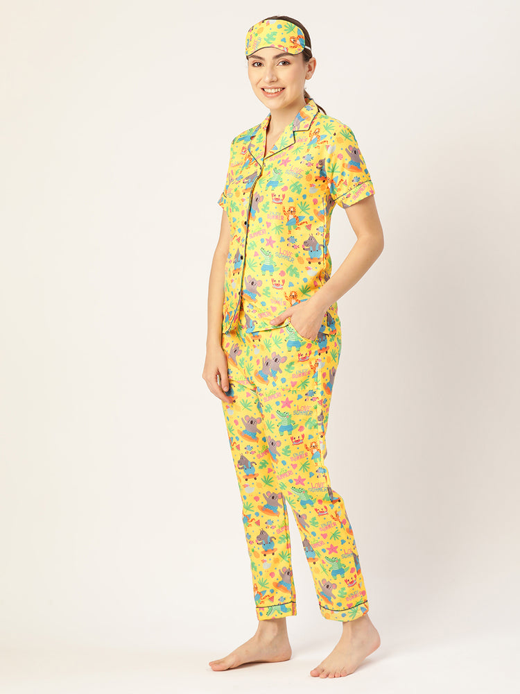 Load image into Gallery viewer, Love Summer_ Safari Nightwear Set