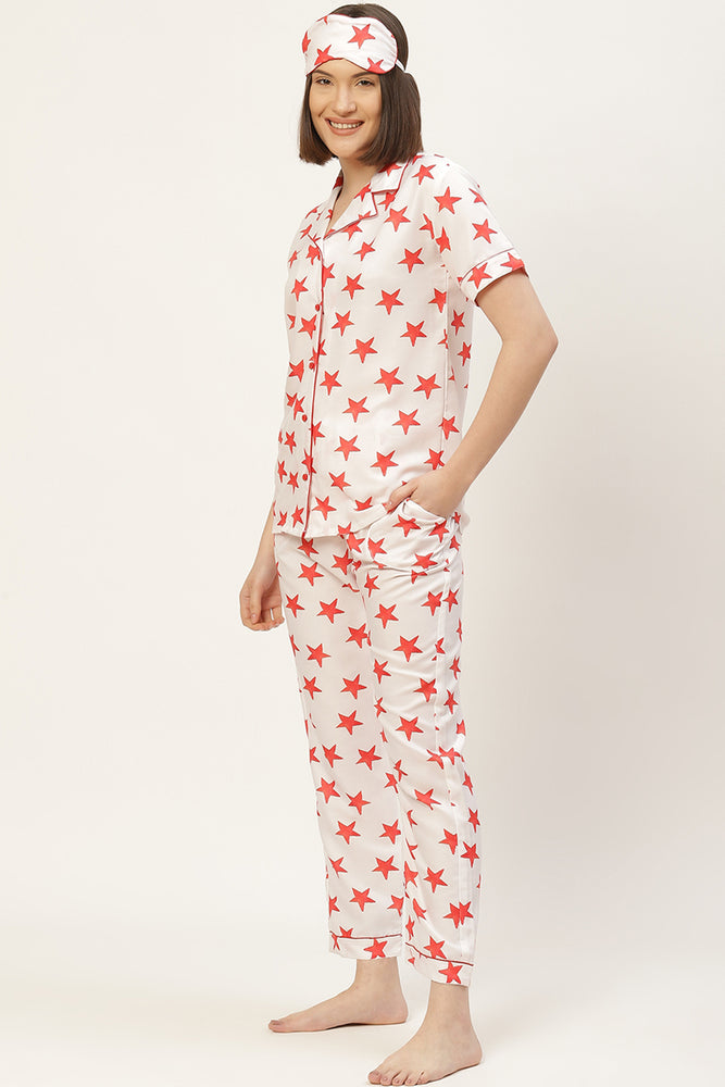 Load image into Gallery viewer, Red Star Nightwear Set