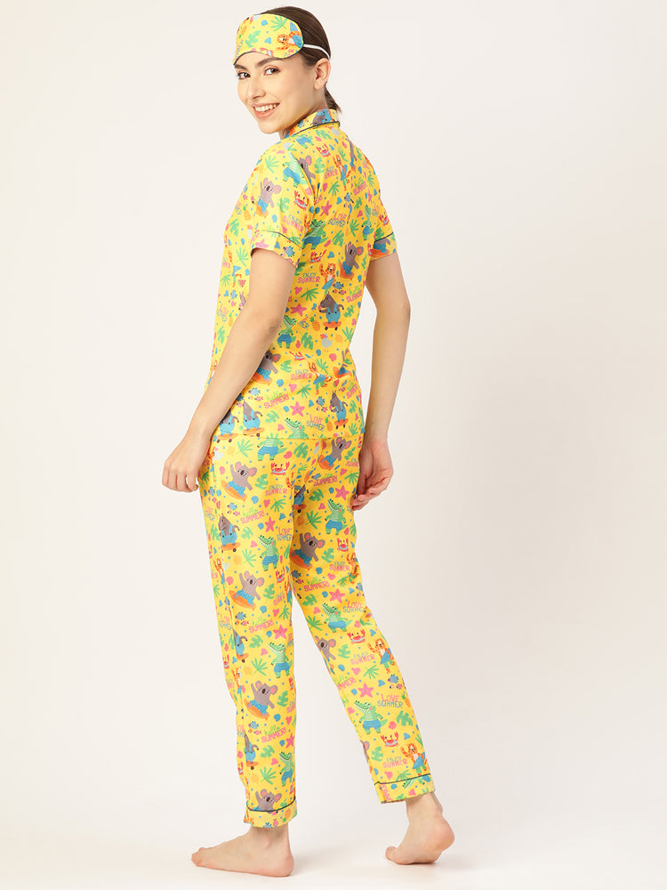 Load image into Gallery viewer, Love Summer_ Safari Nightwear Set