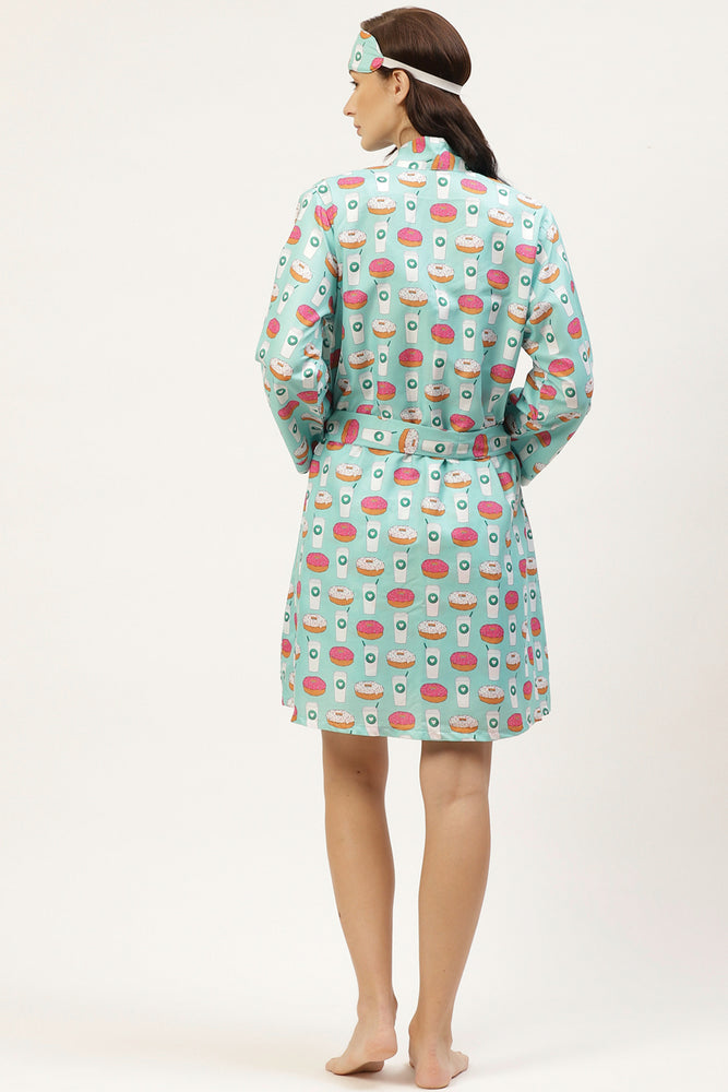 Load image into Gallery viewer, High Tea Robe set Nightwear Set