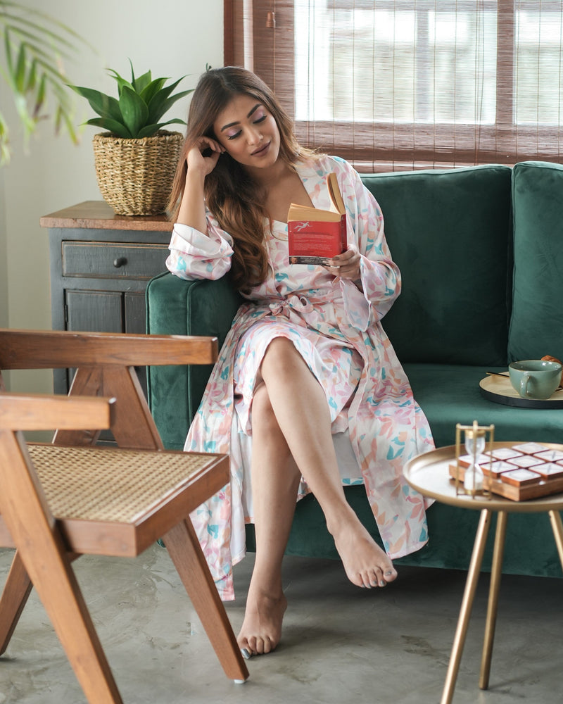 Load image into Gallery viewer, BOUGAINVILLEA NIGHTWEAR SET