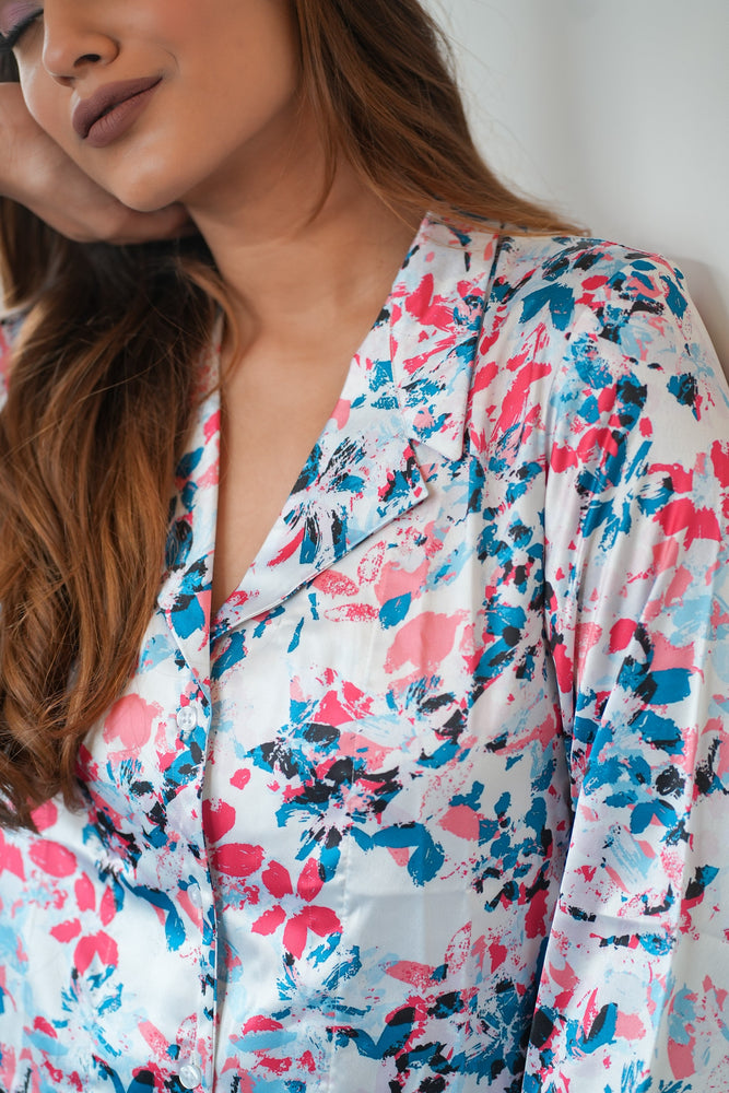 Load image into Gallery viewer, KAI MULTICOLOUR NIGHTWEAR SET