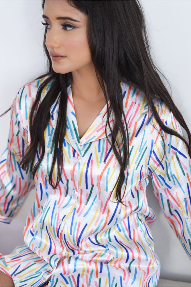 Load image into Gallery viewer, COLOUR PENCIL NIGHTWEAR SET