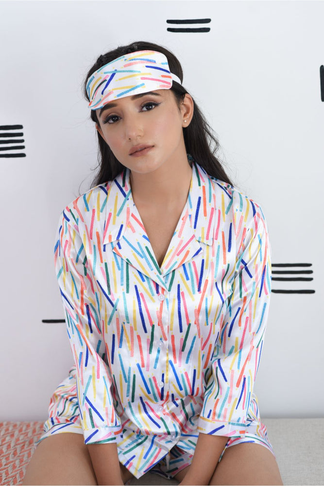 Load image into Gallery viewer, COLOUR PENCIL NIGHTWEAR SET