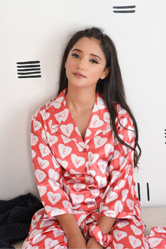 Load image into Gallery viewer, LOVE SONG NIGHTWEAR SET