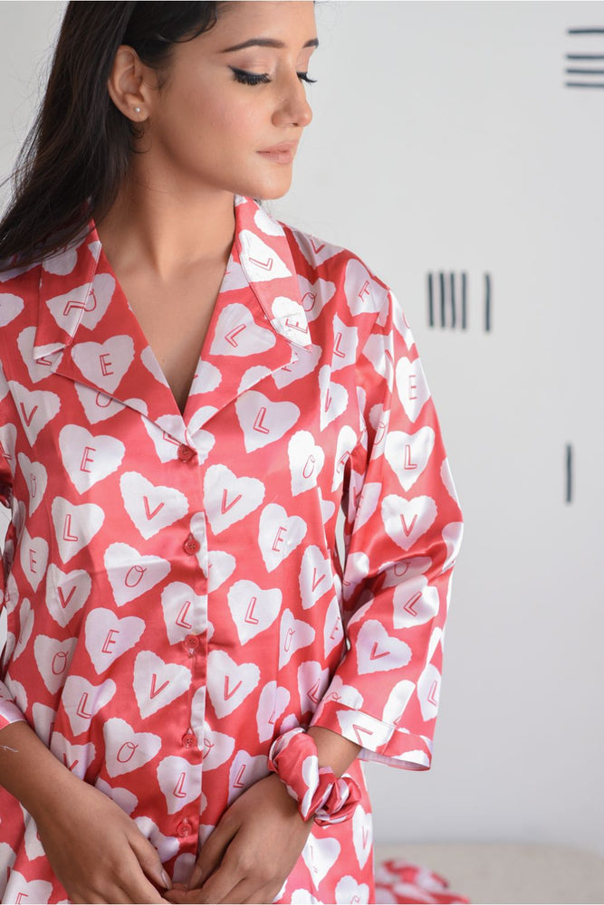 Load image into Gallery viewer, LOVE SONG NIGHTWEAR SET