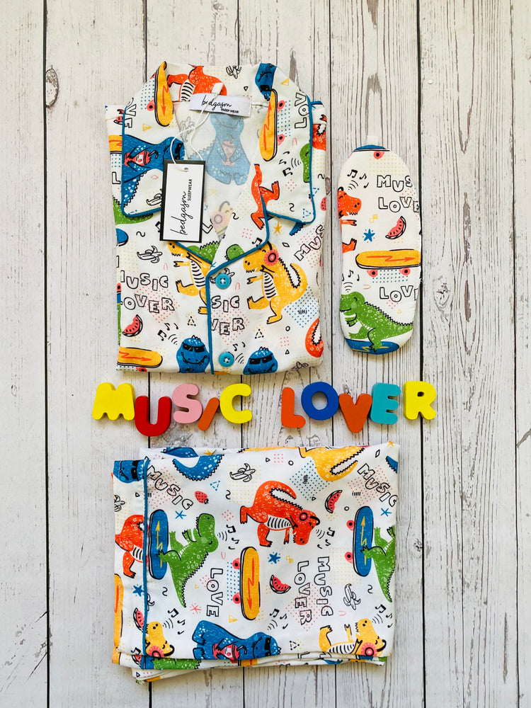 Load image into Gallery viewer, Music Lover Kids Nightwear Set