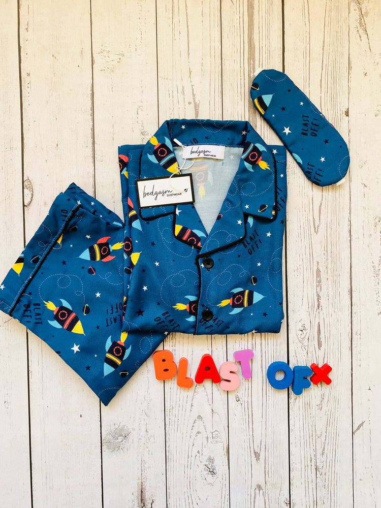 Load image into Gallery viewer, Blast Off Men Nightwear Set