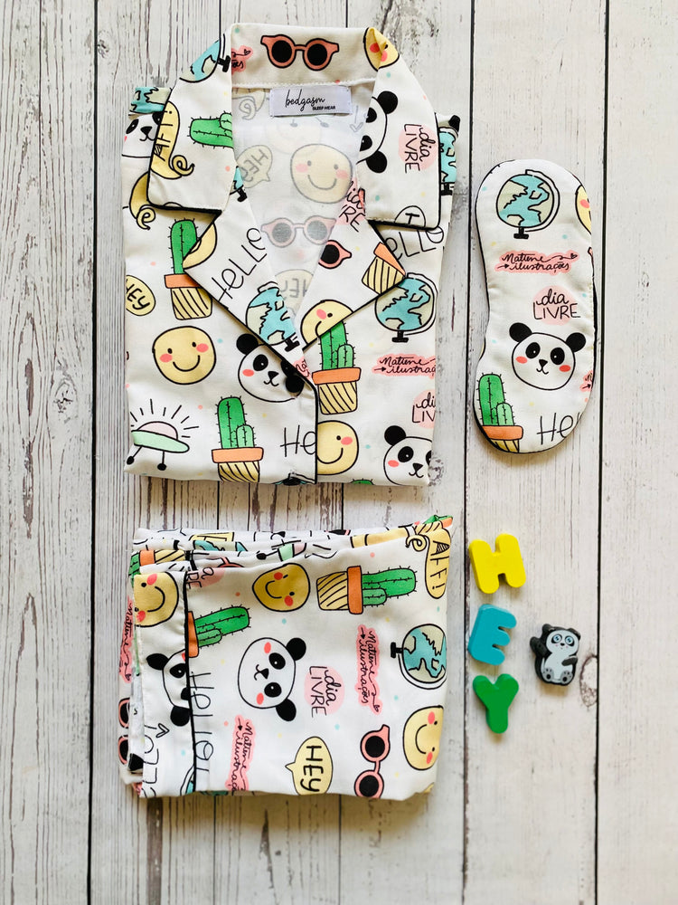 Load image into Gallery viewer, Around the World Kids Nightwear Set