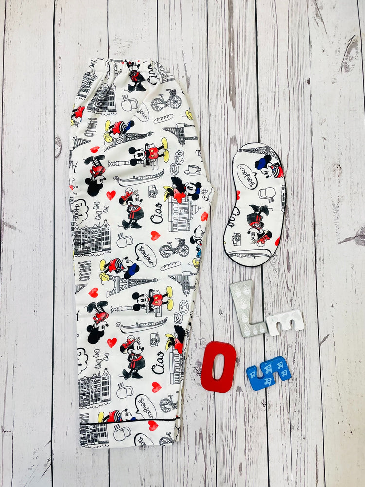 Load image into Gallery viewer, Bonjour! - Pajama Set Nightwear Set