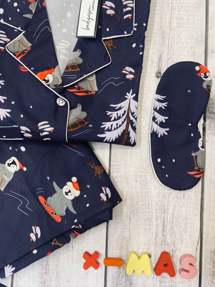 Load image into Gallery viewer, White Christmas Nightwear Set