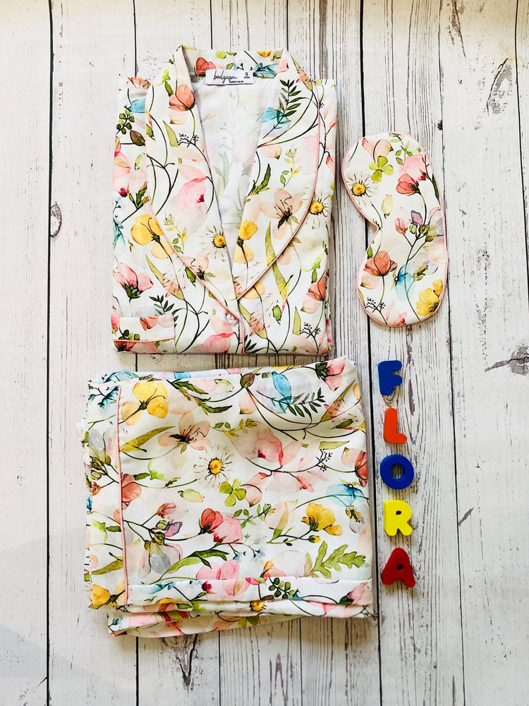 Load image into Gallery viewer, Flowery Madness Nightwear Set