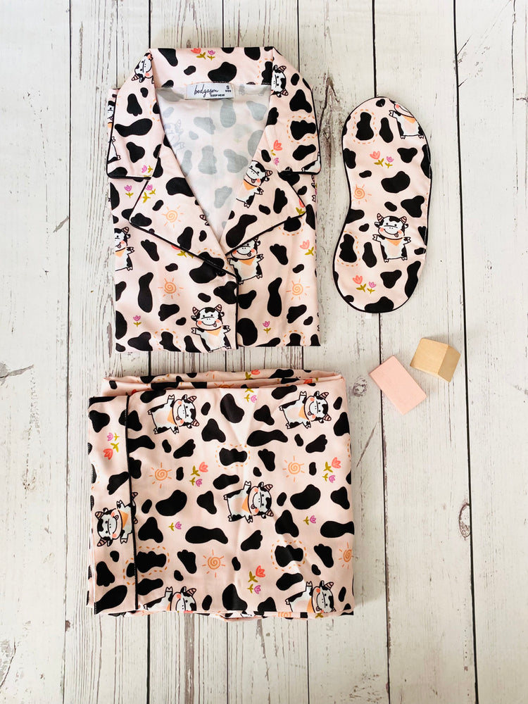 Load image into Gallery viewer, Mooo! Kids Nightwear Set