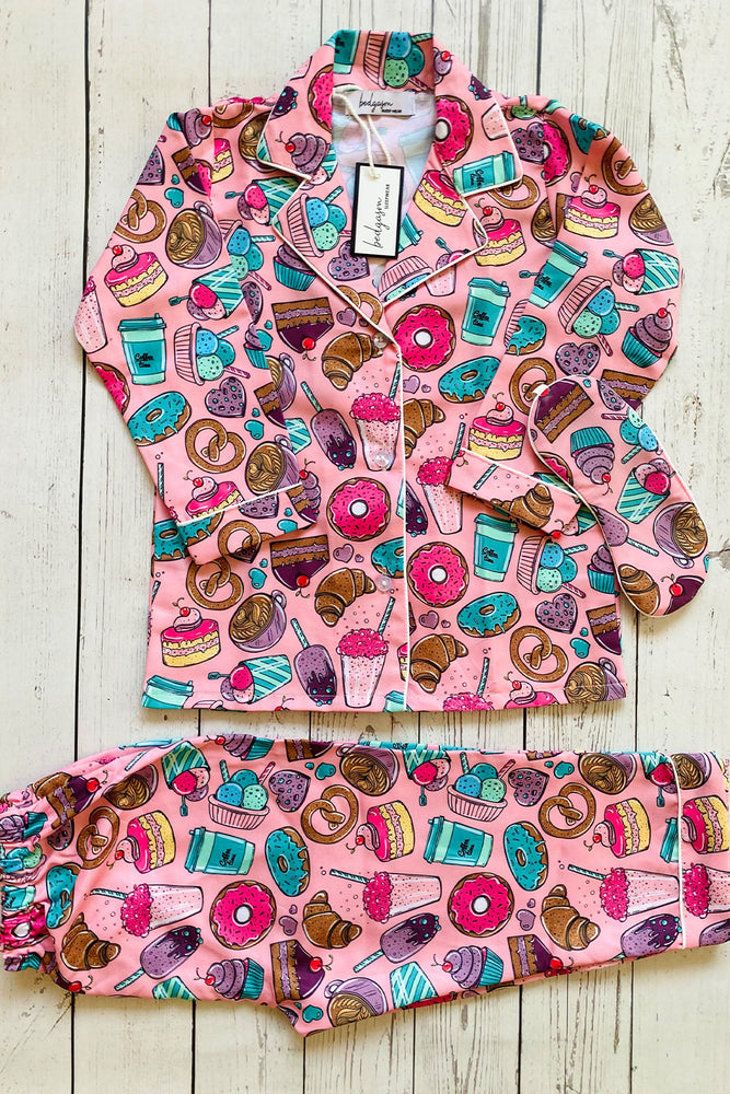 Load image into Gallery viewer, Dessert Kids Nightwear Set