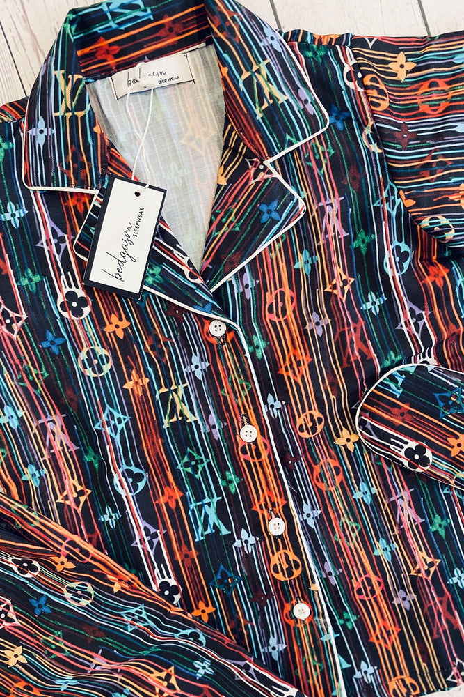 Load image into Gallery viewer, LV Nightwear Set