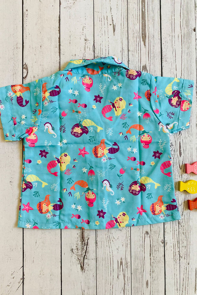 Load image into Gallery viewer, Little mermaid Kids Nightwear Set
