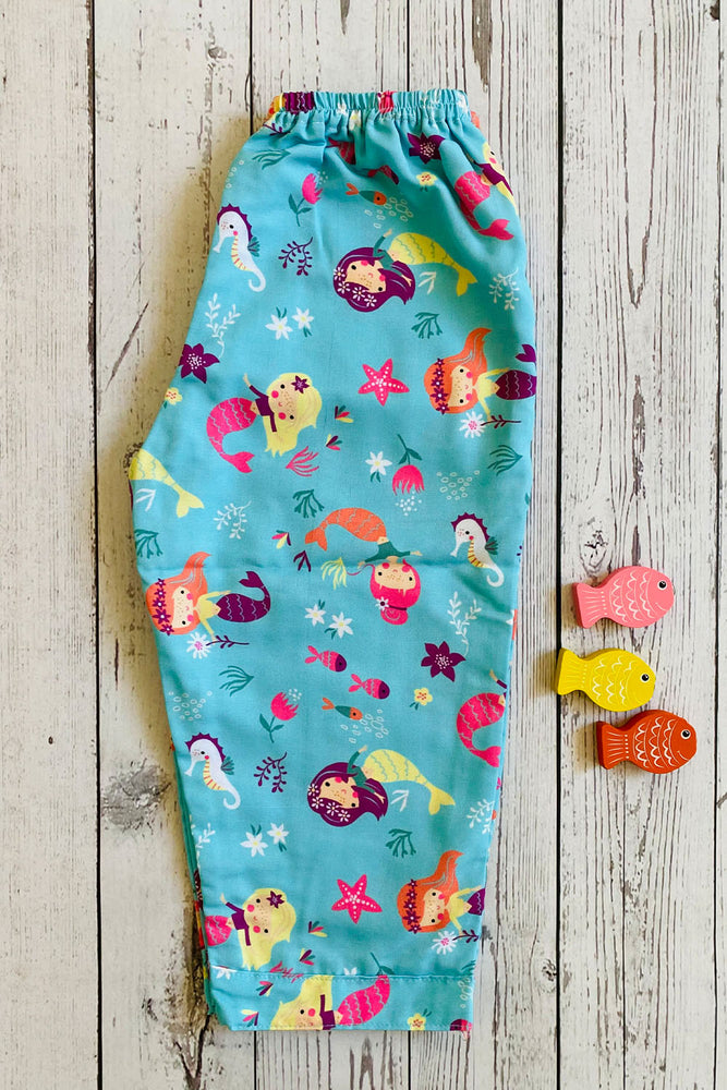Load image into Gallery viewer, Little mermaid Kids Nightwear Set
