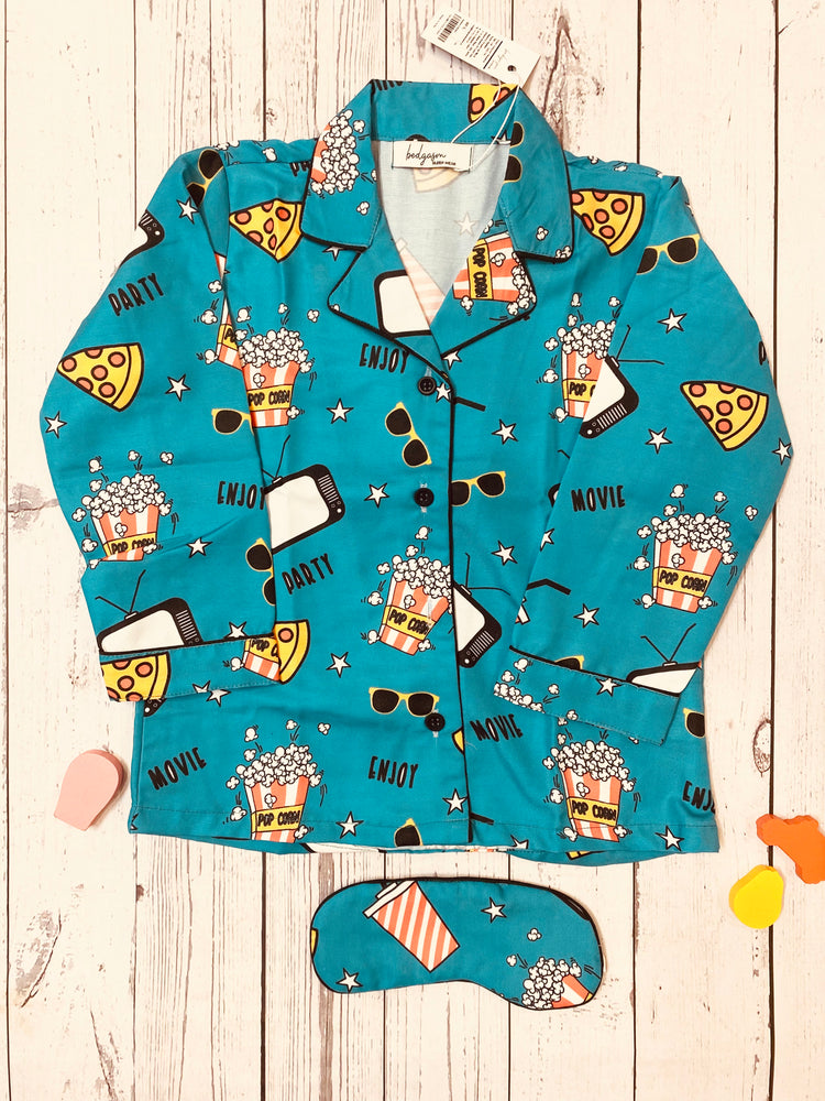 Load image into Gallery viewer, Movie Popcorn Kids Nightwear Set