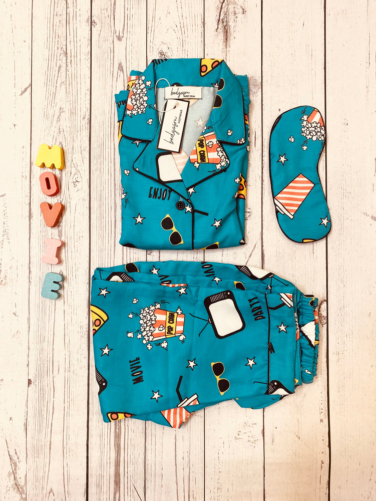 Load image into Gallery viewer, Movie Popcorn Kids Nightwear Set