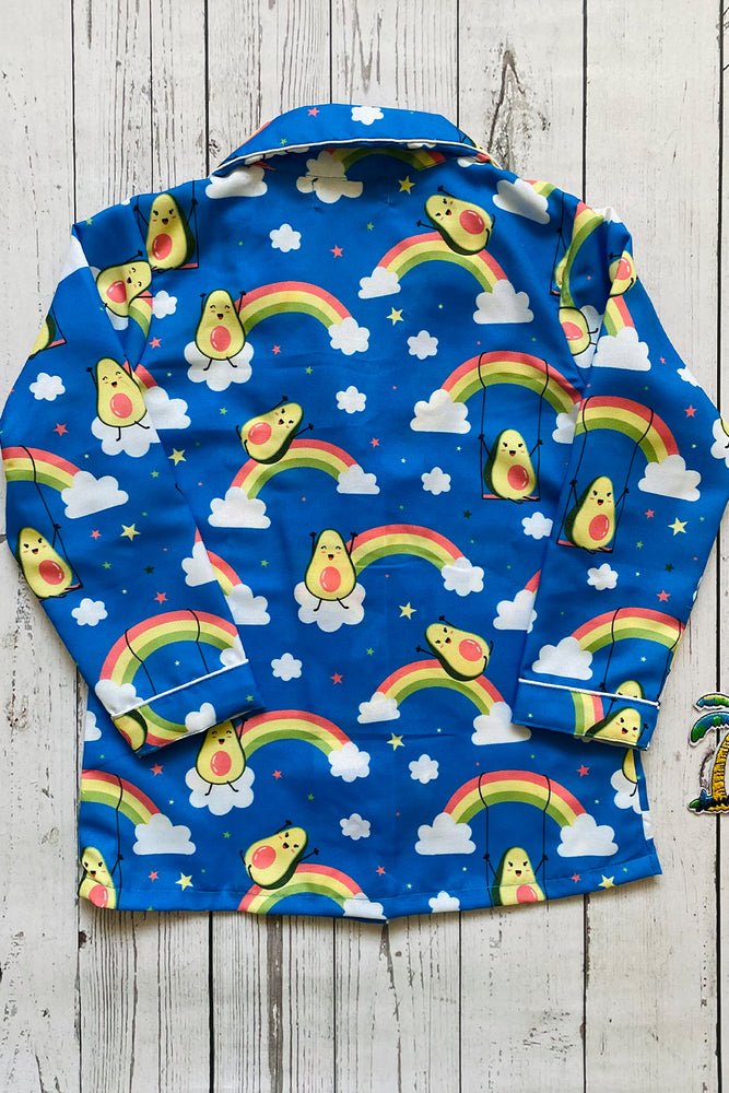 Load image into Gallery viewer, Lets Avocuddle Kids Nightwear Set
