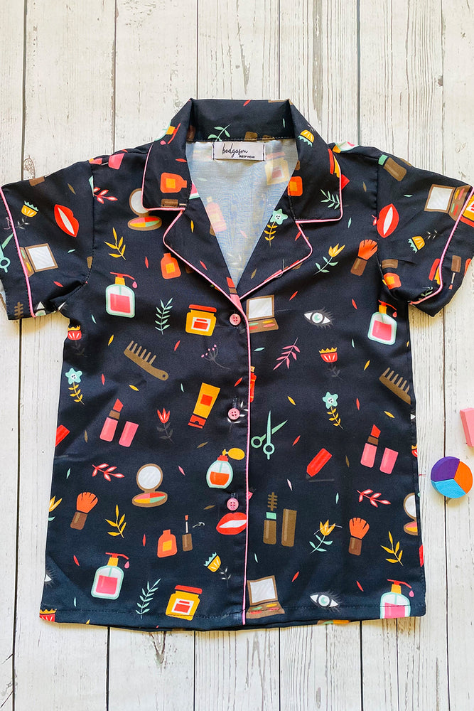 Load image into Gallery viewer, Blush and Mascara Kids Nightwear Set