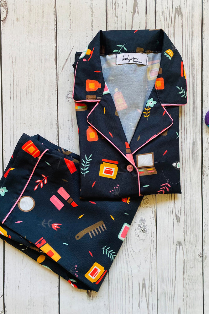 Load image into Gallery viewer, Blush and Mascara Kids Nightwear Set