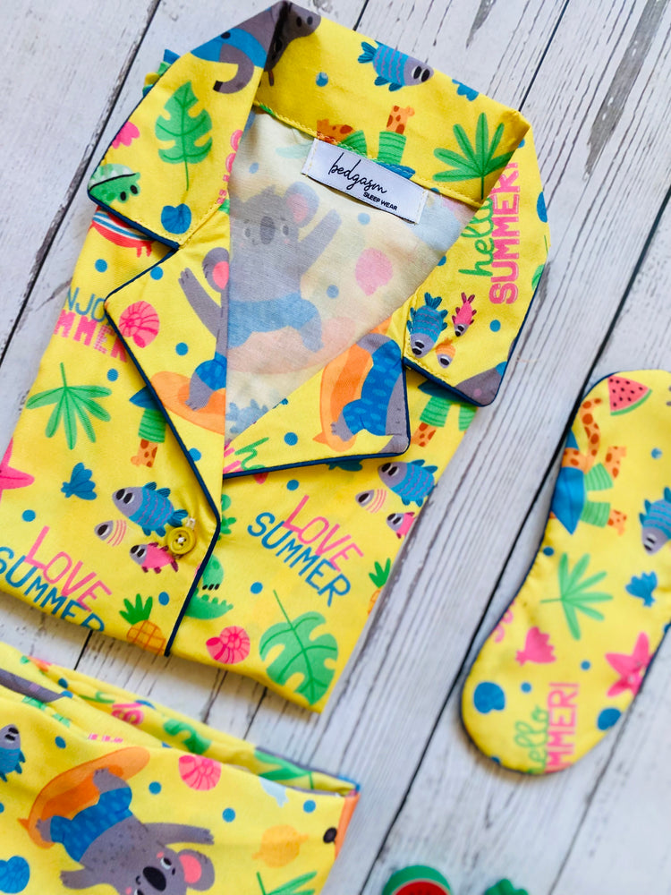 Load image into Gallery viewer, Love Summer_ Safari Nightwear Set