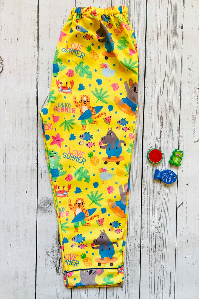 Load image into Gallery viewer, Love Summer_ Safari Kids Nightwear Set