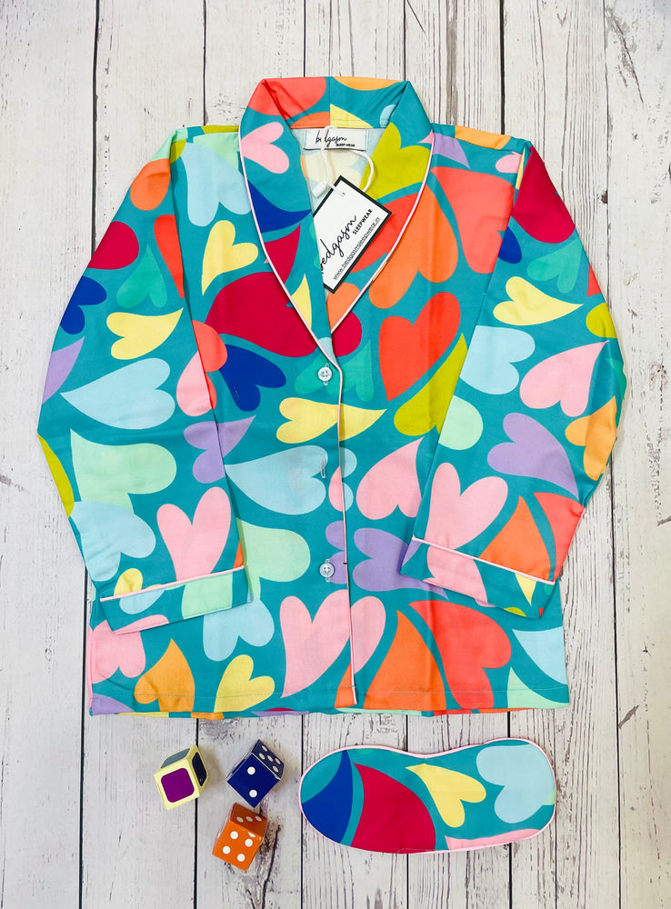 Load image into Gallery viewer, All Hearts Kids Nightwear Set