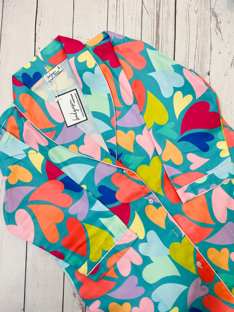 Load image into Gallery viewer, All Hearts Nightwear Set