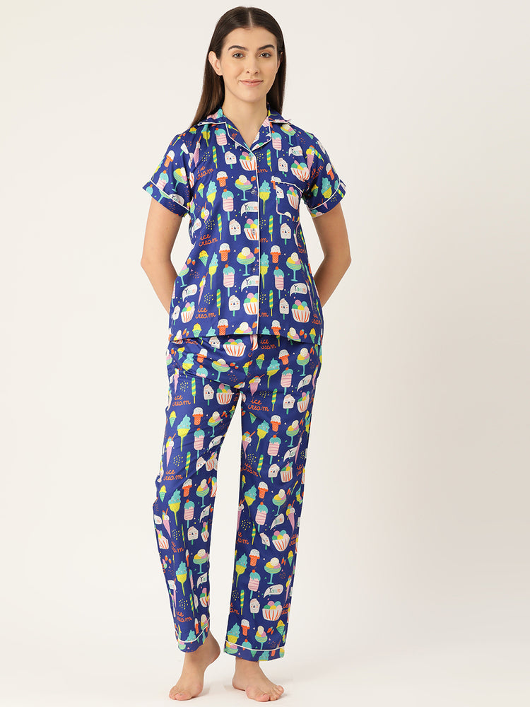 Load image into Gallery viewer, Ice-cream Sundae - Pajama Set Nightwear Set
