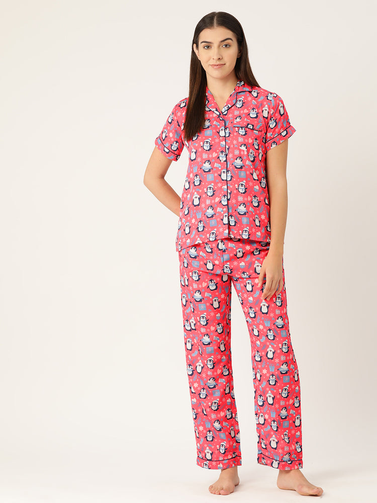 Load image into Gallery viewer, Snowy Day Nightwear Set
