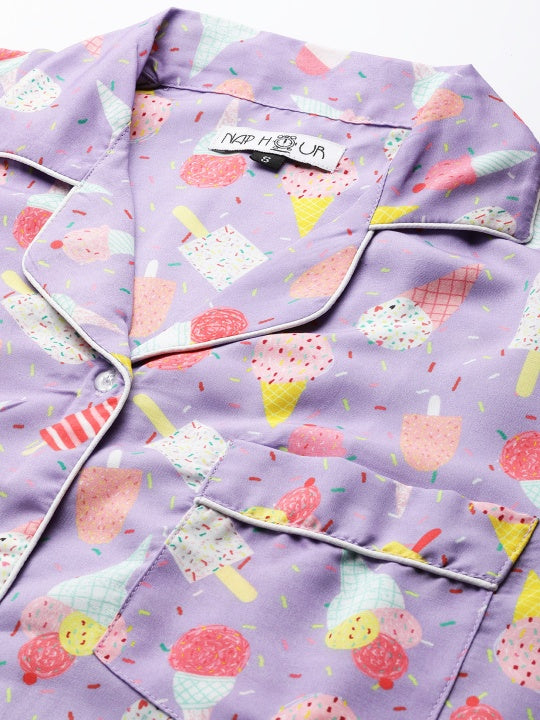 Sundae Bar Women Nightwear Set